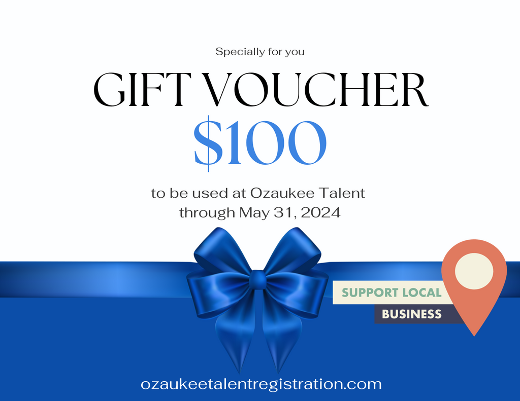 Gift Voucher! - Ozaukee Talent Shopping Cart