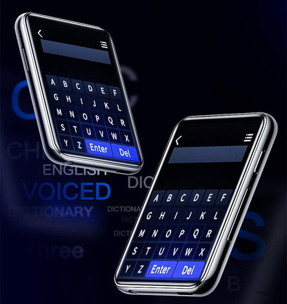FlipStylezLLC MP3 Bluetooth player and electronic dictionary device with a compact design and digital display.