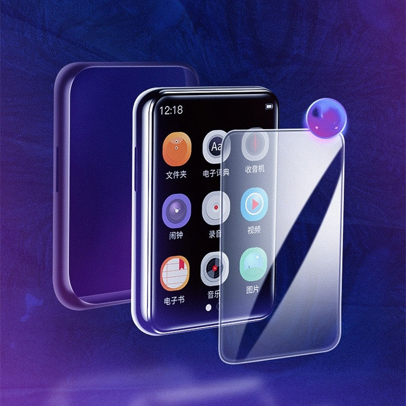 Flipstylezllc MP3 Bluetooth player and electronic dictionary device with a sleek digital display and compact design.