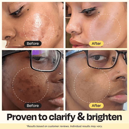 Gleamin Vitamin C clay face mask with smooth clay texture in a container, designed for brightening and skincare.