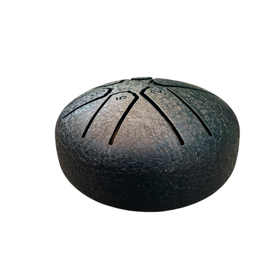 Mini Rain Drum 3 Steel Percussion Instrument with Mallet (Navy)