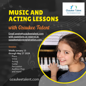 Winter/Spring 2024 Lesson Schedule and Payments - Ozaukee Talent Shopping Cart