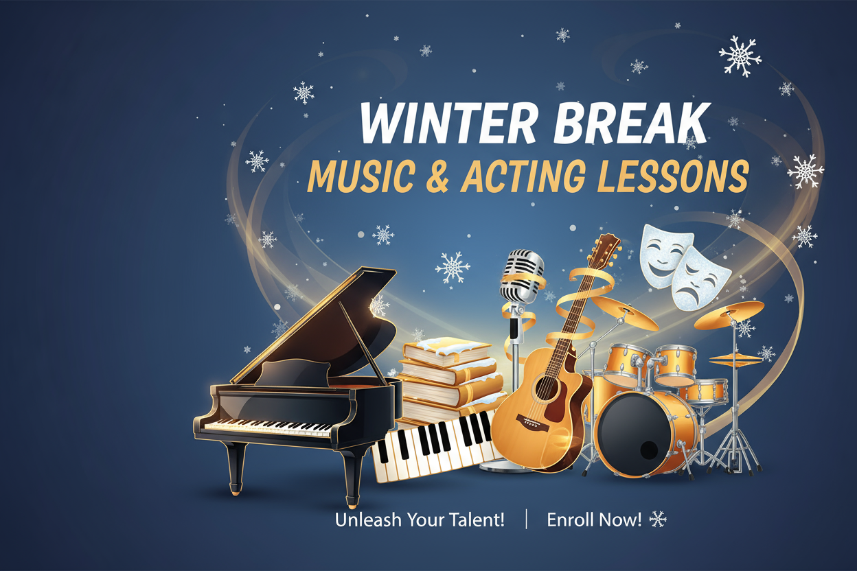 Announcing A La Carte Lessons Over Winter Break for Former and Current Students!  Hour Slots Available Dec. 22- Jan. 2.  Limited Slots! Reserve Today!  Piano, Guitar, Voice, Drums, Acting!  ozaukeetalent.com 