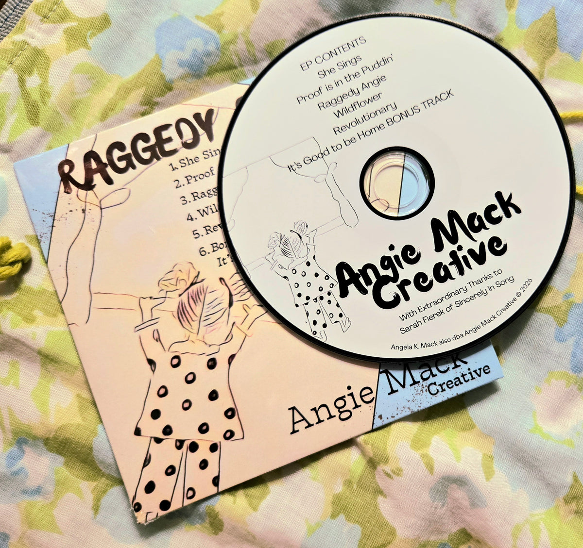 Angie New Music Release! Raggedy Angie CD by Angie Mack Creative (Signed Lim ...