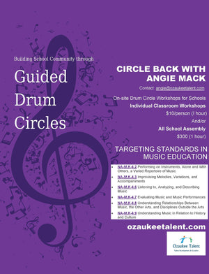 Circle Back with Angie Mack (Drum Circles for Elementary Schools) - Ozaukee Talent Shopping Cart